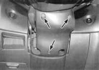  Снятие и установка кожуха рулевой колонки Honda Civic