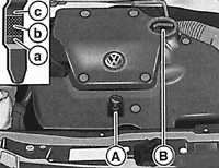  Проверка уровня моторного масла Volkswagen Golf IV