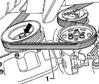  Проверка состояния поликлинового ремня Volkswagen Golf IV