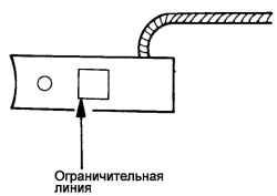 Ограничительная линия износа щетки