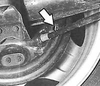  Проверка задних тормозных колодок барабанных тормозов Volkswagen Golf IV