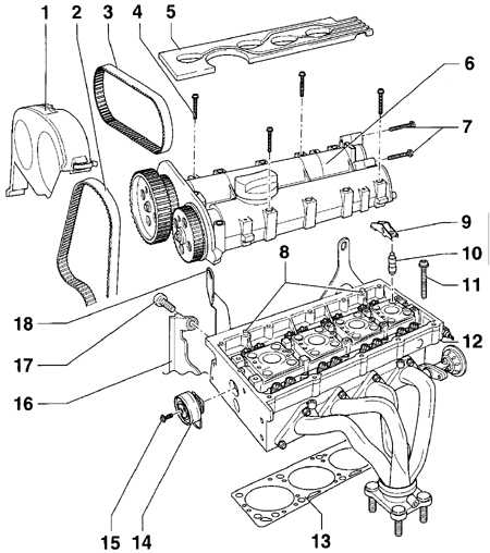  Головка блока цилиндров двигателя Volkswagen Golf IV