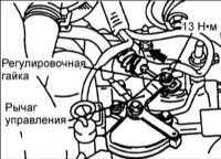  Переключатель диапазонов коробки передач и регулировка троса управления (F4A42) Hyundai Elantra