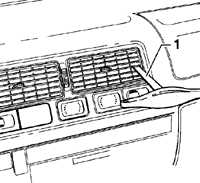  Снятие и установка сопел подачи воздуха Volkswagen Golf IV