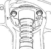  Снятие и установка амортизатора и пружины Volkswagen Golf IV