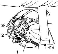  Замена задних тормозных колодок на дисковых тормозах Volkswagen Golf IV