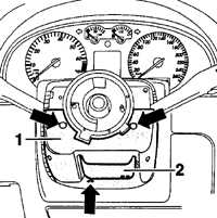  Снятие и установка переключателей рулевой колонки Volkswagen Golf IV
