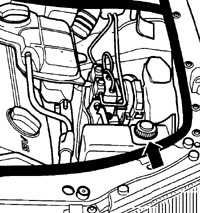  Проверка уровня жидкости в усилителе рулевого управления Volkswagen Passat B5