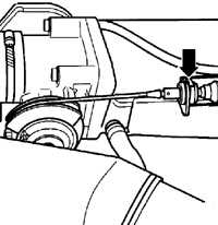  Регулировка троса акселератора (бензиновый двигатель) Volkswagen Passat B5