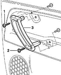  Отличия при снятии обивки правой передней двери Volkswagen Passat B5