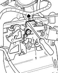  Кронштейн цилиндра замка задней двери Volkswagen Passat B5