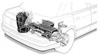  Переключатель и двигатели управления рециркуляцией воздуха Volkswagen Passat B5