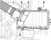  Снятие и установка корпуса воздушного фильтра Audi A3