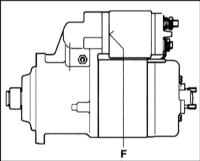   Проверка, снятие и установка тягового реле стартера Audi A3