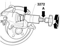  Снятие и установка дисковых тормозных механизмов задних колес Audi A3