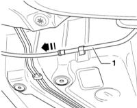  Снятие и установка рычага и троса стояночного тормоза Audi A3