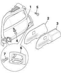   Снятие и установка облицовки багажника Audi A3