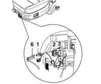  Подсоединение перемычки проводки подушки безопасности Audi A3