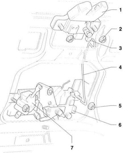  Снятие и установка замка двери задка Audi A3