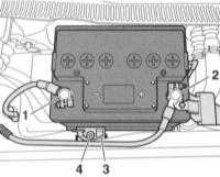  Проверка состояния батареи, уход за ней и зарядка Audi A4