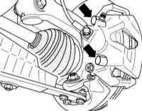  Снятие и установка передних тормозных колодок Audi A4