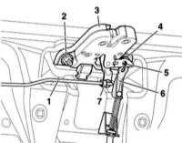  Снятие и установка замка двери задка (Универсал) Audi A4