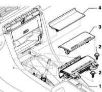  Снятие и установка пепельницы Audi A4