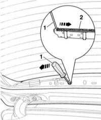  Снятие и установка дополнительного стоп-сигнала Audi A4