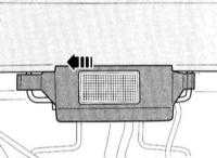  Снятие и установка плафонов внутреннего освещения Audi A4