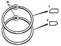  Установка поршневых колец Mazda 626