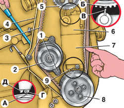  Снятие и установка головки блока цилиндров Volkswagen Golf II