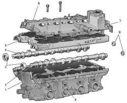 Детали головки блока цилиндров