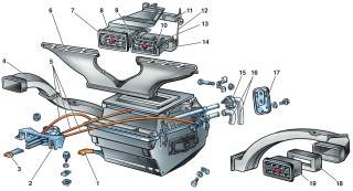 Запчасти на ВАЗ , Элементы отопителя