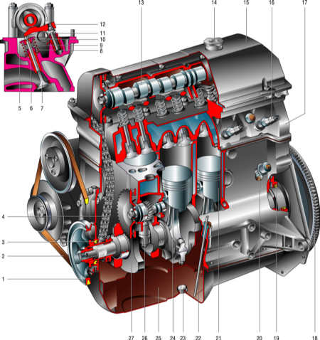 Снятие и разборка двигателя Ваз-2106