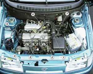   Комплексная система управления двигателем (система впрыска топлива) ВАЗ 2110