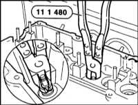  Снятие и установка клапанов BMW 5 (E39)