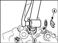  Снятие и установка рычага переключения передач BMW 5 (E39)