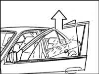  Снятие, установка и регулировка дверного стекла BMW 5 (E39)