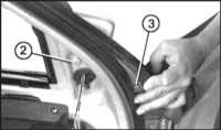  Снятие и установка наружного зеркала BMW 5 (E39)