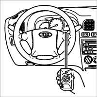  Проверка рулевого управление без гидравлического усилителя Kia Rio