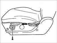  Обивка спинки переднего сиденья Kia Rio