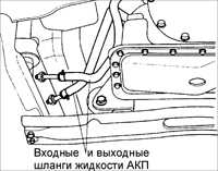  Процедура замены жидкости в преобразователе автоматической коробки передач Kia Sephia