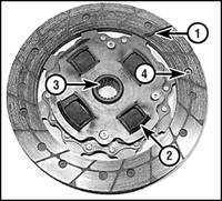  Элементы механизма сцепления Mazda 626