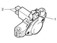   Проверка и замена щеток генератора/ регулятора напряжения BMW 3 (E46)