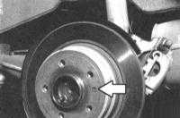  Снятие и установка тормозного диска заднего колеса BMW 3 (E46)
