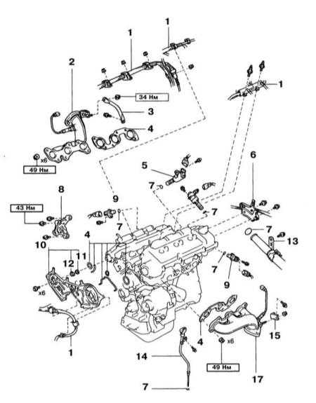  Снятие, разборка, проверка, сборка и установка головки цилиндров и её компонентов Lexus RX300