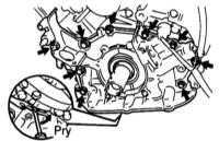  Снятие, разборка, проверка, сборка и установка масляного насоса и поддона картера Lexus RX300