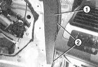  Снятие и установка зеркала наружного вида/звукового сигнала высокого тона BMW 3 (E46)
