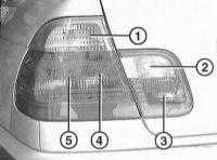  Замена ламп накаливания наружного освещения BMW 3 (E46)