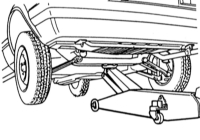 Поддомкрачивание и буксировка Mazda 323